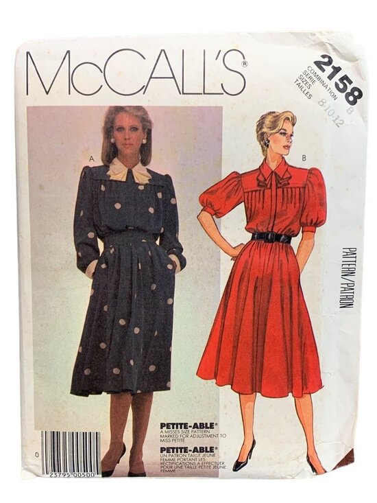 McCalls Other - McCalls 2158 Sewing Pattern: Womens Dress Size 8-10-12 Uncut